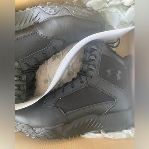 New in Box pair of Under Armour black work/tactical  boots.